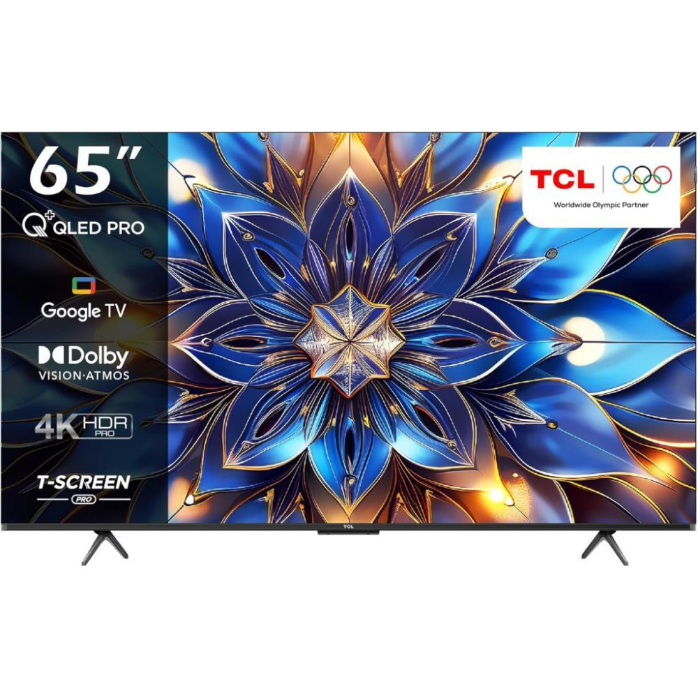TCL 65T7B 4K Ultra HD 65" 165 Ekran Uydu Alıcılı Google Smart QLED TV Teşhir