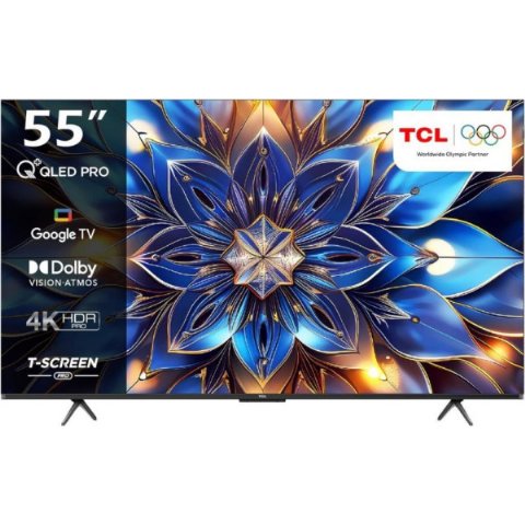 TCL 55T7B 4K Ultra HD 55" 140 Ekran Uydu Alıcılı Google Smart QLED TV Outlet