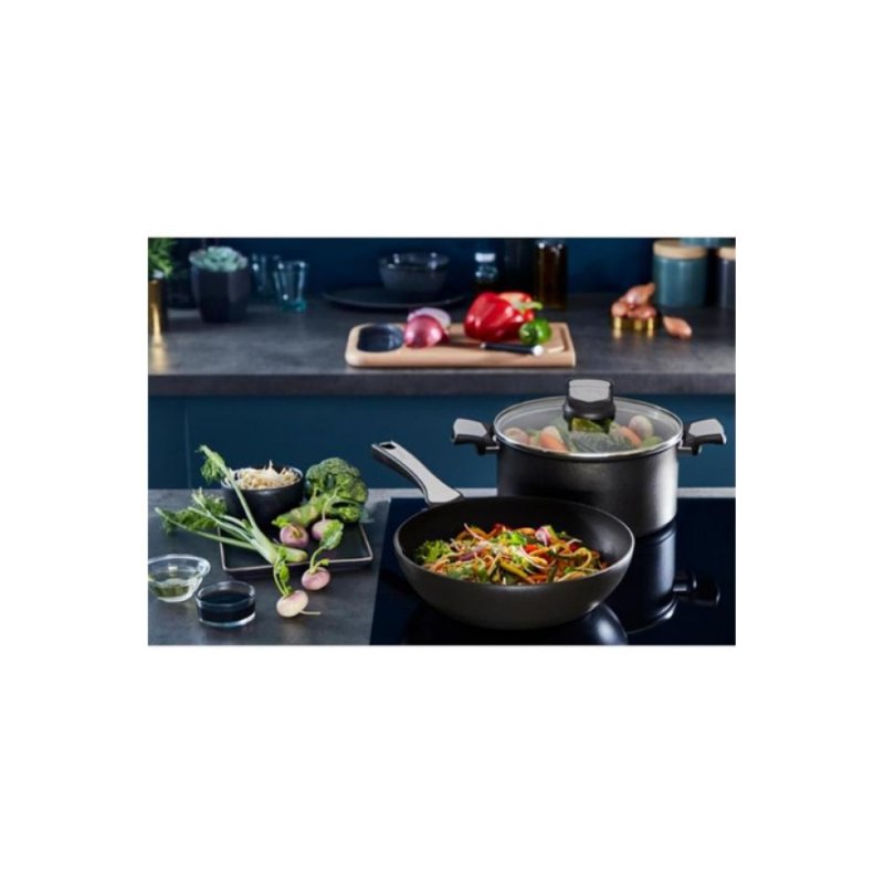Tefal Titanyum 6X Unlimited One İndüksiyon Tabanlı 28 cm Wok Tava