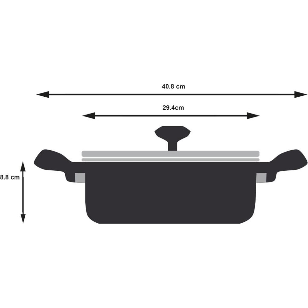 Tefal Titanyum 6X Unlimited One İndüksiyon Tabanlı 28 cm Kısa Tencere Outlet