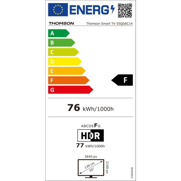 Thomson 55QG6C14 4K Ultra HD 55" 140 Ekran Uydu Alıcılı Google Smart QLED TV - Outlet