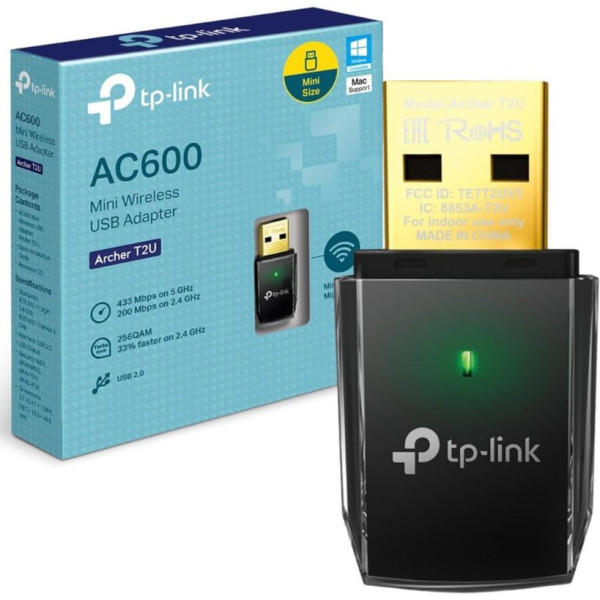 TP-Link Archer T2U 600 Mbps Kablosuz Ağ Adaptörü Teşhir...