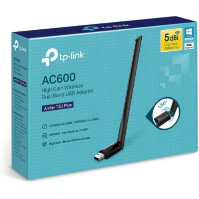 TP-Link Archer T2U Plus 600 Mbps Kablosuz Ağ Adaptörü - Teşhir