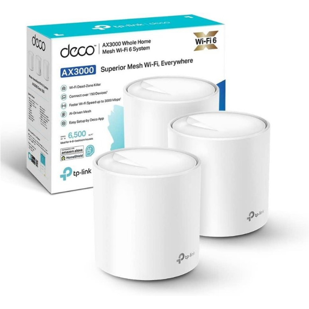 TP-Link Deco X50 3000 Mbps 3'lü Router Outlet