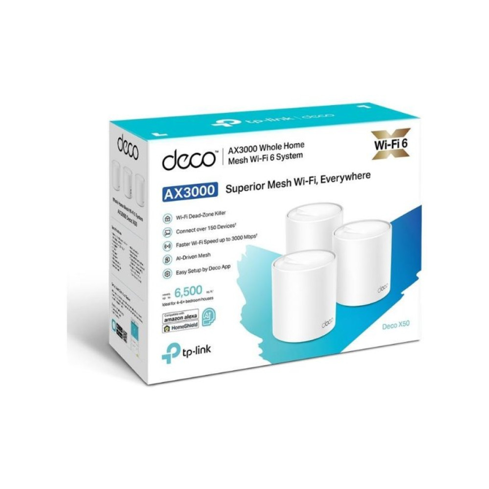 TP-Link Deco X50 3000 Mbps 3'lü Router Outlet