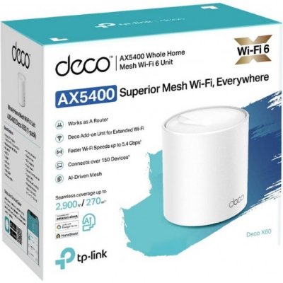 TP-Link Deco X60 3000 Mbps 1'li Router