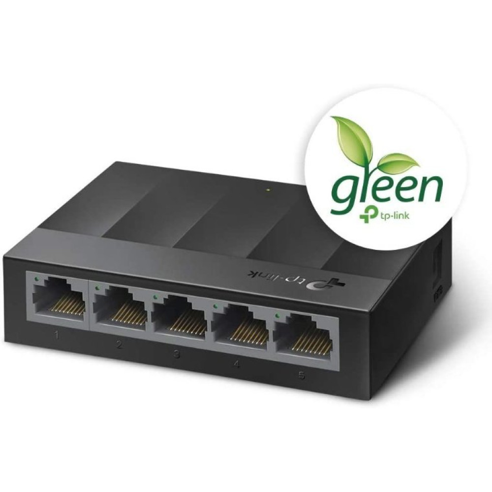 TP-Link LS1005G, 5-Port 10/100/1000 Mbps Gigabit Ethernet Switch