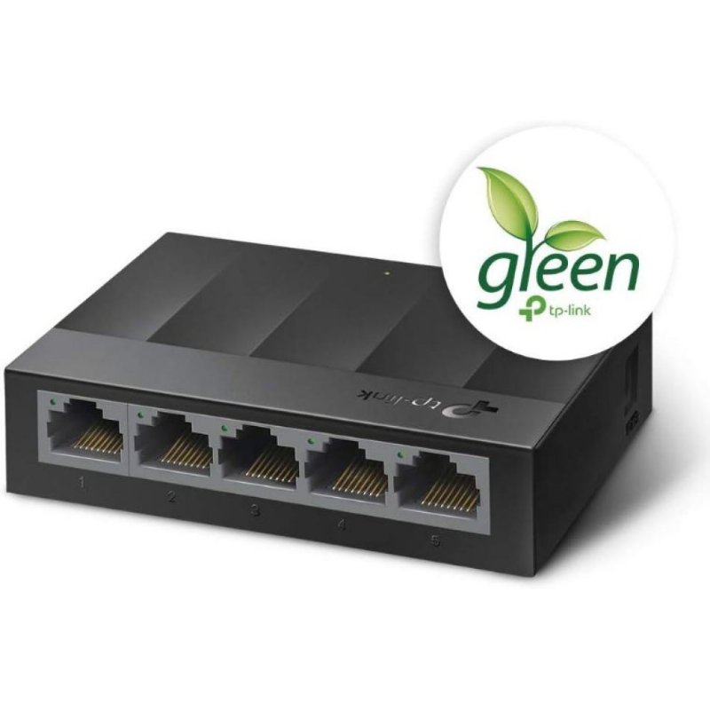 TP-Link LS1005G, 5-Port 10/100/1000 Mbps Gigabit Ethernet Switch - Teşhir
