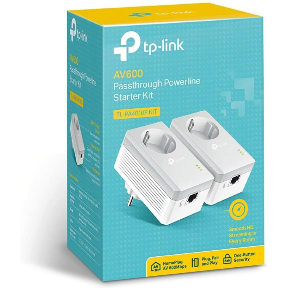 TP-Link TL-PA4010PKIT TL-PA4010P KIT AV600 AC Güç Soketli