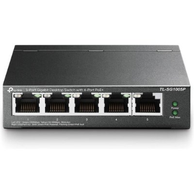 TP-Link TL-SG1005P 5 Port 10/100/1000 Mbps Gigabit Switch Outlet