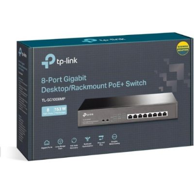 TP-Link TL-SG1008MP 8 Port 10/100/1000 Mbps Gigabit Switch