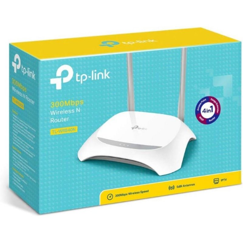 TP-Link TL-WR840N 4 Port 300 Mbps Router Teşhir