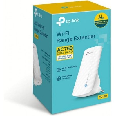 TP-Link RE190 750 Mbps Wifi Güçlendirici Outlet