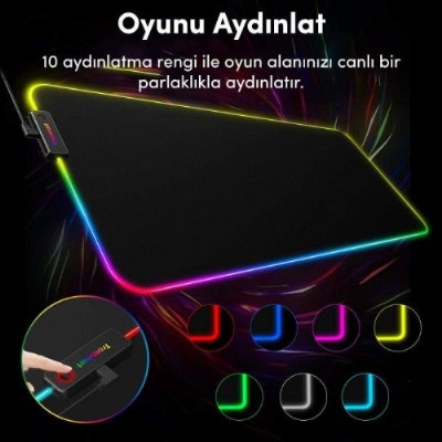 Tronsmart Spire RGB Oyuncu Mouse Pad - Teşhir