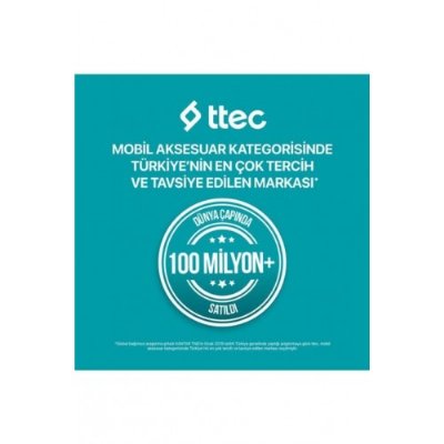 ttec AirCharger Trio 3'ü 1 Arada iPhone + Apple Watch + AirPods Kablosuz Hızlı Şarj Aleti