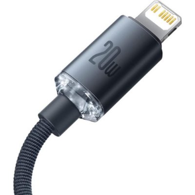 Baseus Crystal Shine 1.2 m Siyah Type-C to Lightning Hızlı Şarj Kablosu Outlet