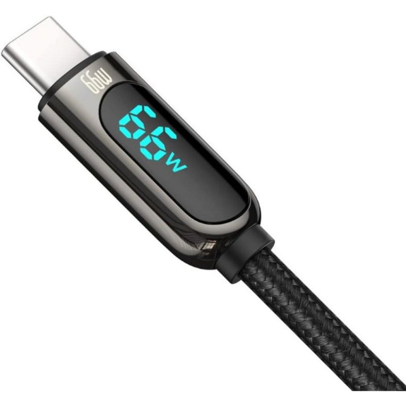 Baseus Superior 66 W 1 m Siyah USB to Type-C Hızlı Şarj Kablosu Outlet