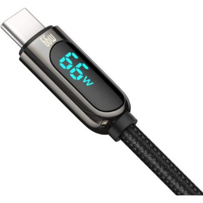 Baseus Superior 66 W 1 m Siyah USB to Type-C Hızlı Şarj Kablosu Outlet