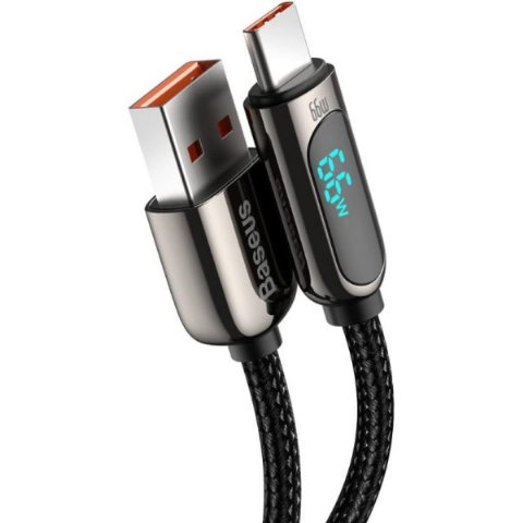 Baseus Superior 66 W 1 m Siyah USB to Type-C Hızlı Şarj Kablosu Outlet