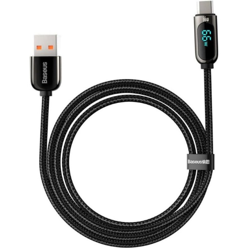 Baseus Superior 66 W 1 m Siyah USB to Type-C Hızlı Şarj Kablosu Outlet
