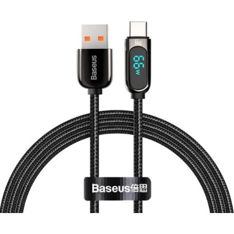 Baseus Superior 66 W 1 m Siyah USB to Type-C Hızlı Şarj Kablosu Outlet