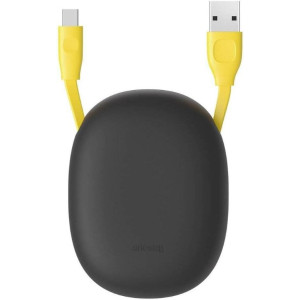 Baseus Lets Go Little 1 m 2A USB to Lightning Makaralı Data ve Şarj Kablosu Outlet