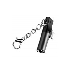 Codegen Apple iPhone Lightning + 3.5mm Stereo Dönüştürücü Çoklayıcı Siyah Adaptör CDG-CNV48 Outlet