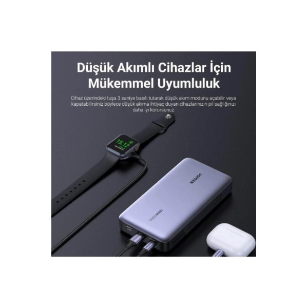 Ugreen PD QC Led Göstergeli Taşınabilir Hızlı Şarj 145W 25.000mAh Powerbank - Teşhir