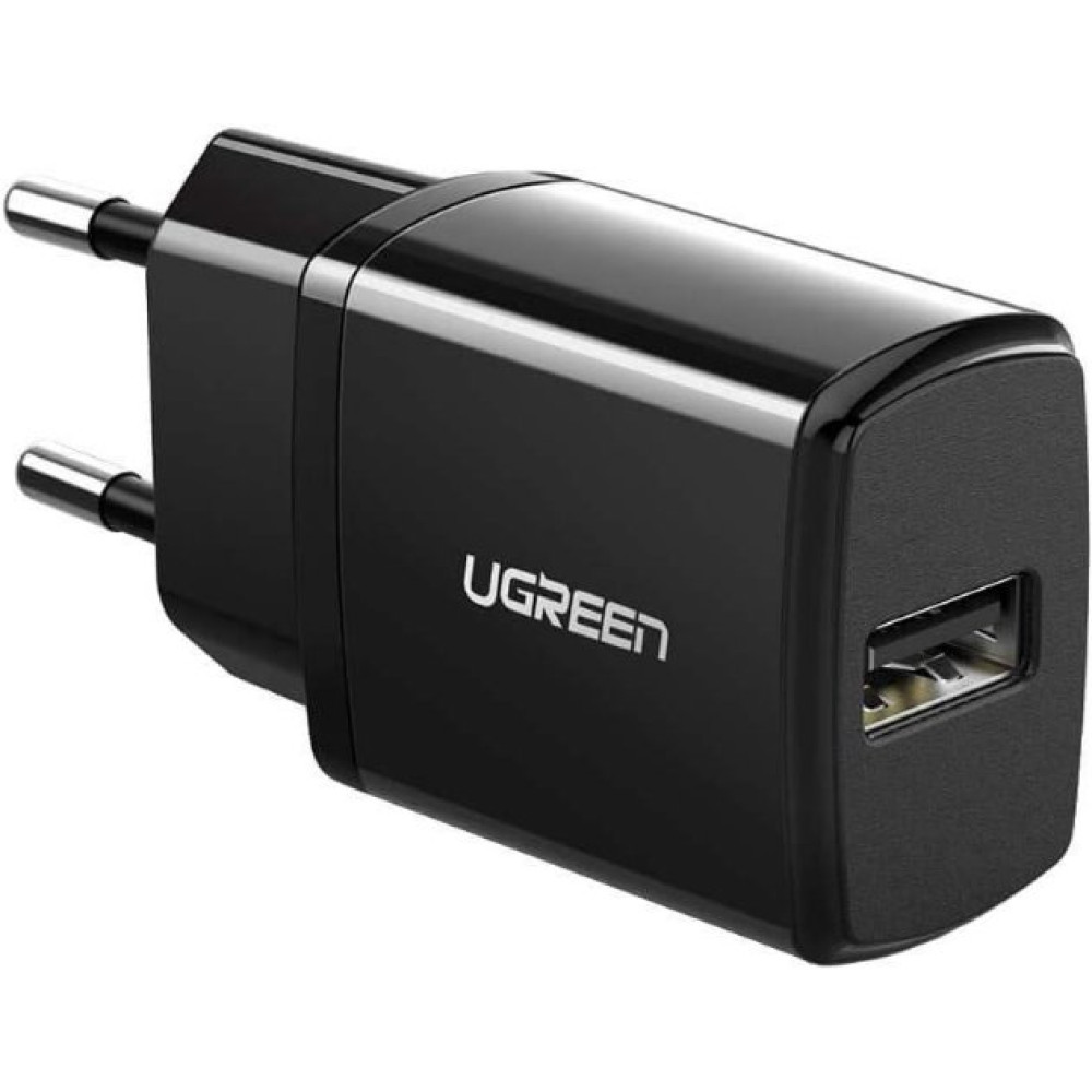 Ugreen 2.1A 10.5W USB-A Şarj Cihazı, Siyah, 50459 Teşhir