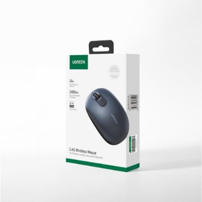 Ugreen 2400DPI 2.4Ghz Wireless Kablosuz Sessiz Mouse Gri Teşhir