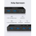 Ugreen 4 Port USB PC Switch Paylaşım Adaptörü, Siyah Teşhir