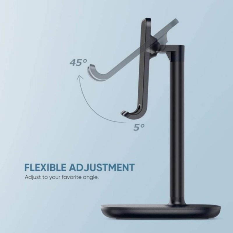 Ugreen Alüminyum Masaüstü Telefon Standı Siyah - TESHİR Ugreen Alüminyum Masaüstü Telefon Standı Siyah - TESHİR