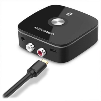 Ugreen Bluetooth 5.1 RCA Aux Ses Adaptörü, Siyah