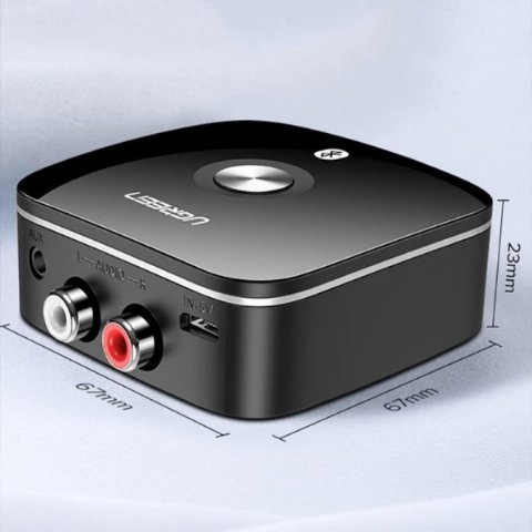 Ugreen Bluetooth 5.1 RCA Aux Ses Adaptörü, Siyah
