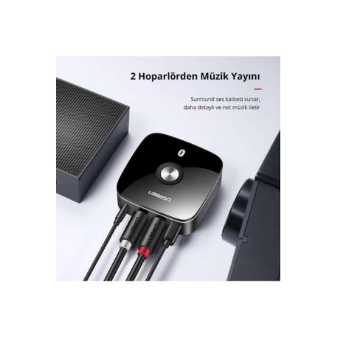 Ugreen Bluetooth 5.1 RCA Aux Ses Adaptörü, Siyah outlet