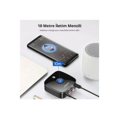 Ugreen Bluetooth 5.1 RCA Aux Ses Adaptörü, Siyah outlet