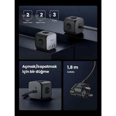 Ugreen Diginest Cube 65 W Hızlı Şarj Adaptörü Teşhir