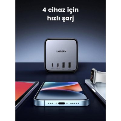 Ugreen Diginest Cube 65 W Hızlı Şarj Adaptörü Teşhir