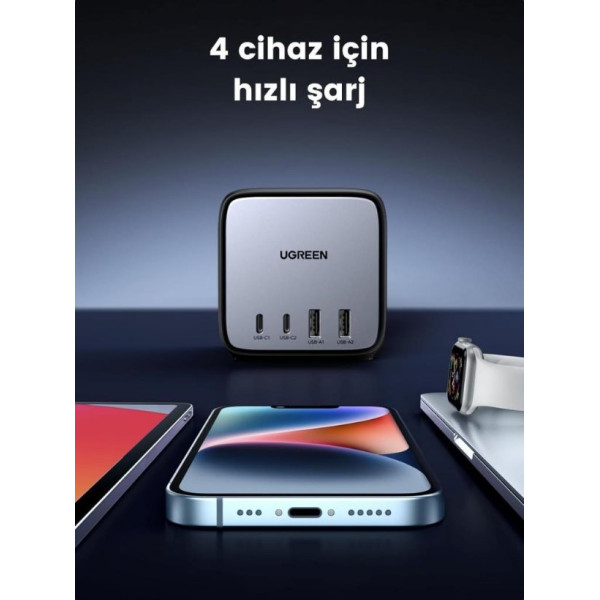 Ugreen Diginest Cube 65 W Hızlı Şarj Adaptörü Teşhir