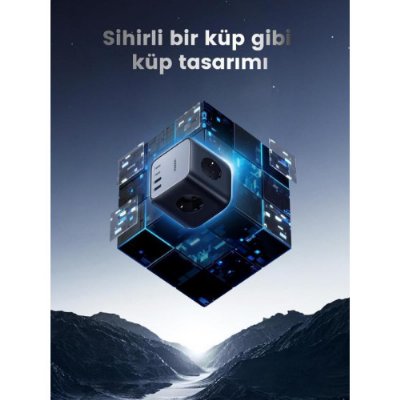 Ugreen Diginest Cube 65 W Hızlı Şarj Adaptörü Teşhir
