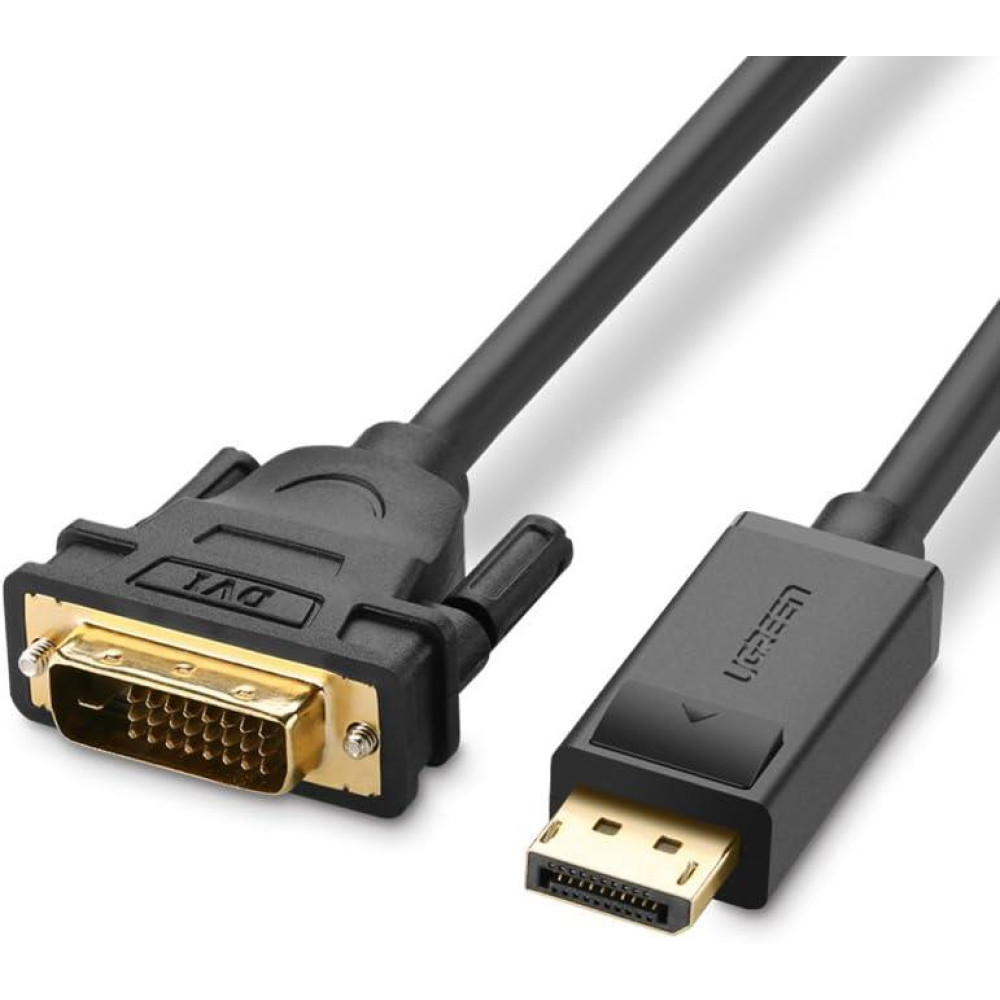 Ugreen Display Port Erkek to DVI 24+1 Erkek Görüntü Aktarma Kablosu 1.5 Metre