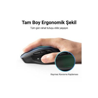 Ugreen 4000dpı Ergonomik Sessiz Kablosuz Optik Mouse Teşhir