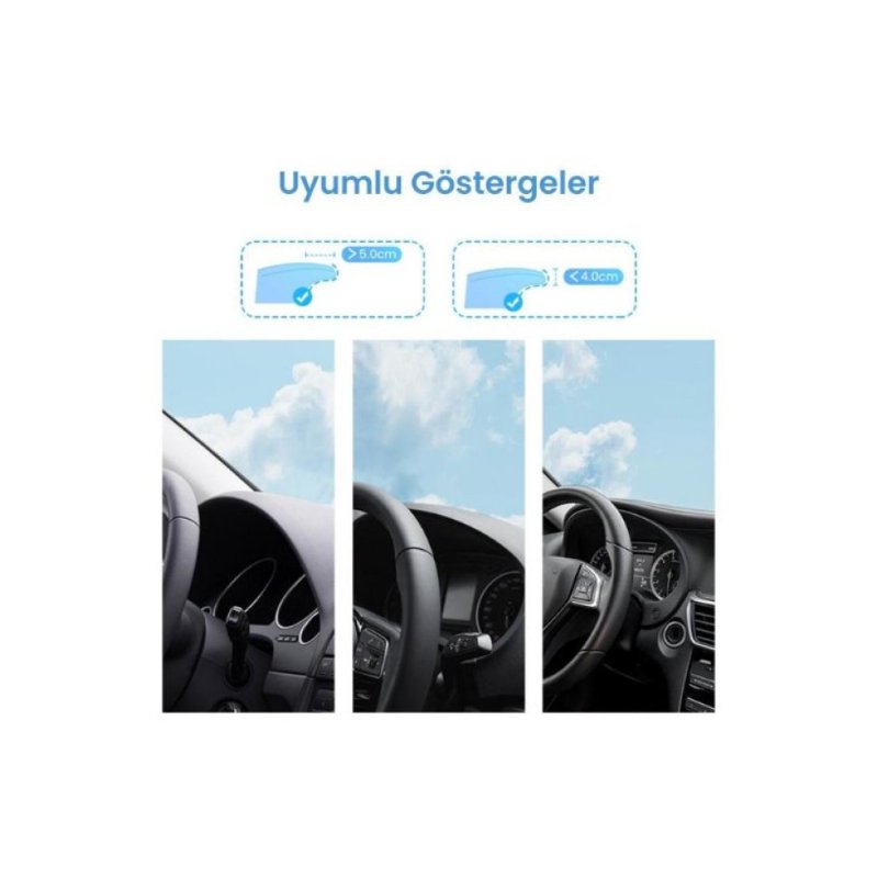 Ugreen Gösterge Paneli Için Gövde Üstü Klipsli Araç Içi Telefon Tutucu