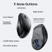 UGREEN Kablosuz Ergonomik Fare, USB Alıcılı 2.4GHz 4000 DPI Sessiz İnce Kablosuz Bluetooth Fare, Tablet,PC,Dizüstü Bilgisayar ile Uyumlu - Teşhir