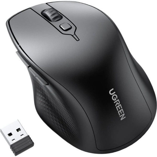 UGREEN Kablosuz Ergonomik Fare, USB Alıcılı 2.4GHz 4000...
