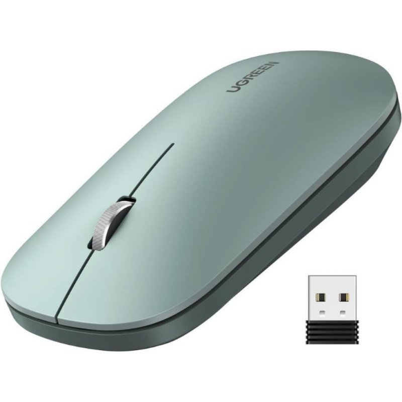 UGREEN Kablosuz Fare, 2,4 Ghz Usb Bağlantısı, Maks. 4000 Dpi, 18 Ay Pil Ömrü. Pc, Mac, Dizüstü Bilgisayar, Windows 11, 10, 8.1, 7, Macos, Linux Ile Uyumlu (Yeşil) Outlet