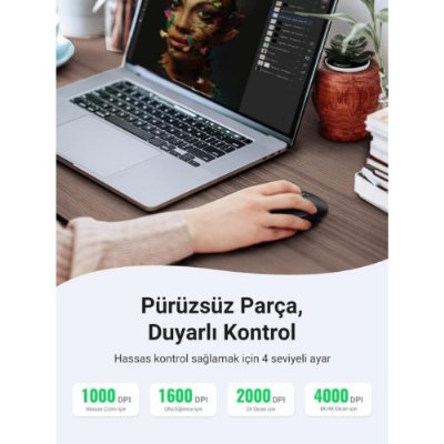 Ugreen MU001 Kablosuz Optik Mouse - Teşhir