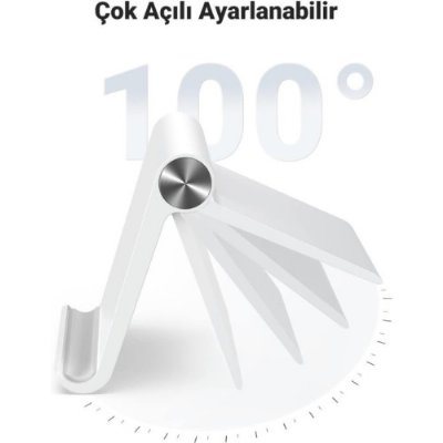 UGREEN Katlanabilir Tablet Standı iPad ile Uyumlu Tablet Tutacağı iPad Pro 11/ iPad/iPad Air/iPad mini/iPad 10.2/ Galaxy Tab S9/ Redmi Pad/Huawei MatePad/iPhone/Galaxy/Redmi vesaire. (Beyaz) Teşhir