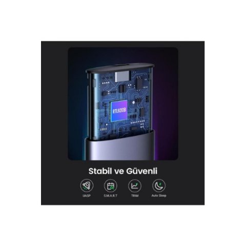 Ugreen M.2 NVME NGFF USB-C 3.2 Gen2 10Gbps Disk Kutusu Outlet