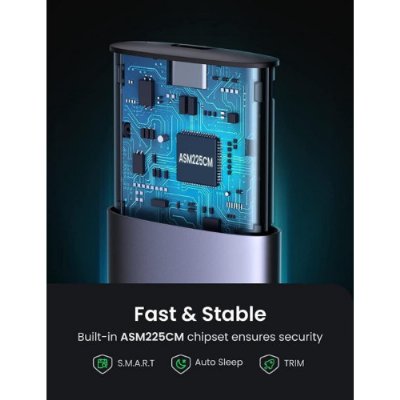 Ugreen M.2 Sata Ngff SSD USB 3.1 5gbps Type-C Gen1 B-Key M+B Key Disk Kutusu